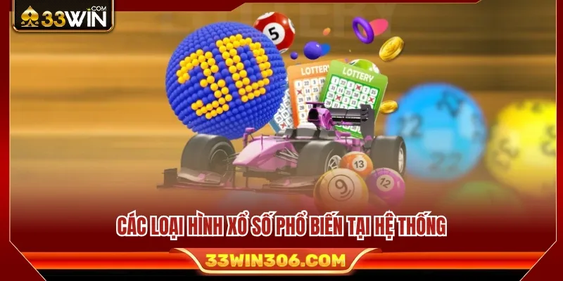 Xổ Số 33WIN 2 Danh sách những sản phẩm xổ số nổi bật